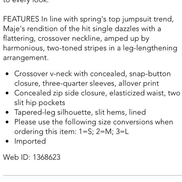 Maje Pandor jumpsuit - Picture 4 of 16